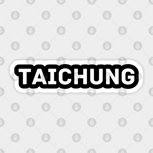 Taichung City, Taiwan Sticker by Likeable Design